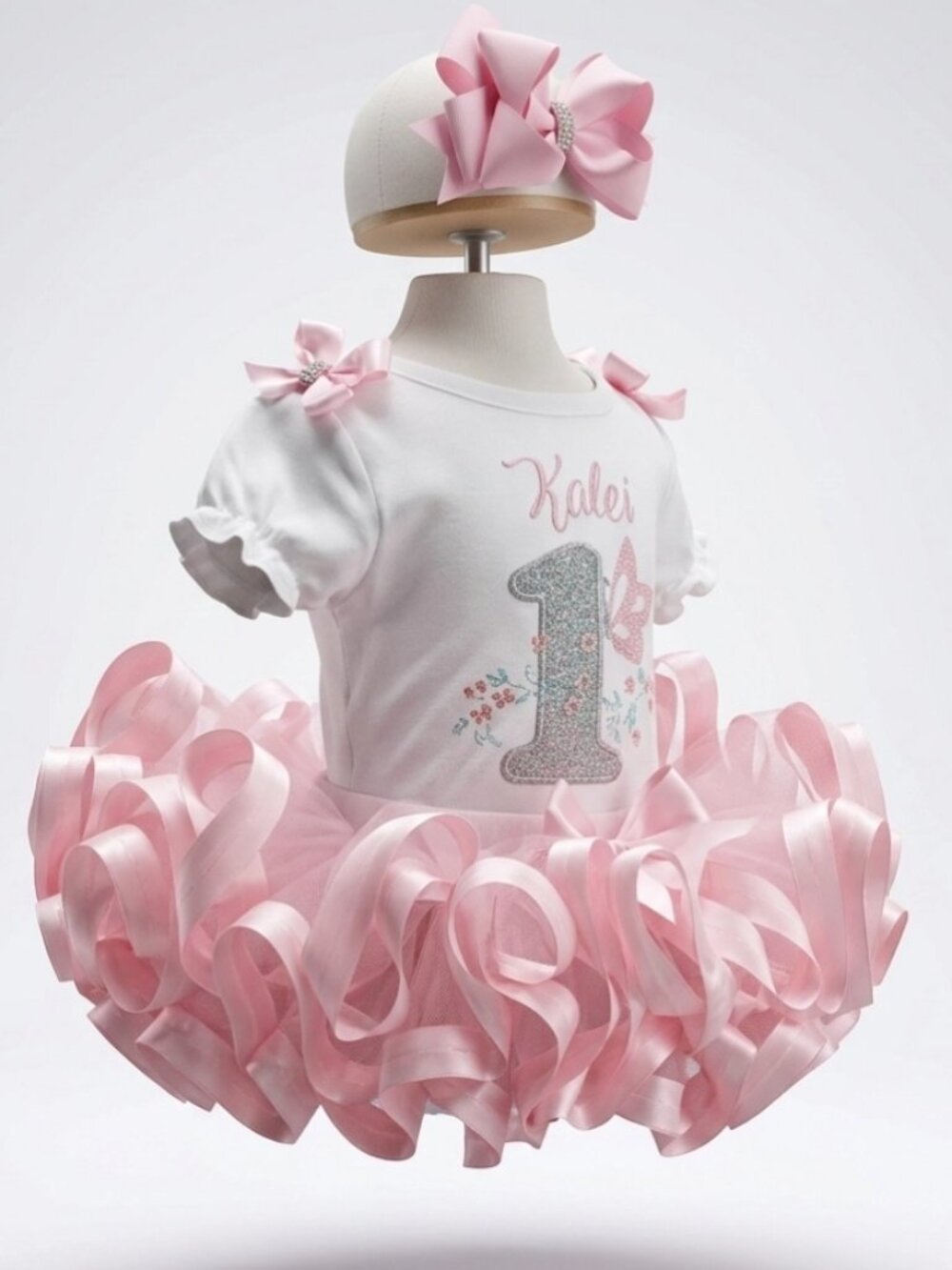 Personalized Butterfly Birthday Tutu Outfit for Baby Girl – Cake Smash Set